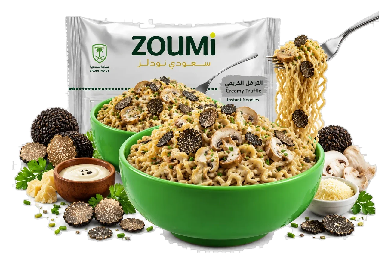 Zoumi Creamy Truffle flavor noodles